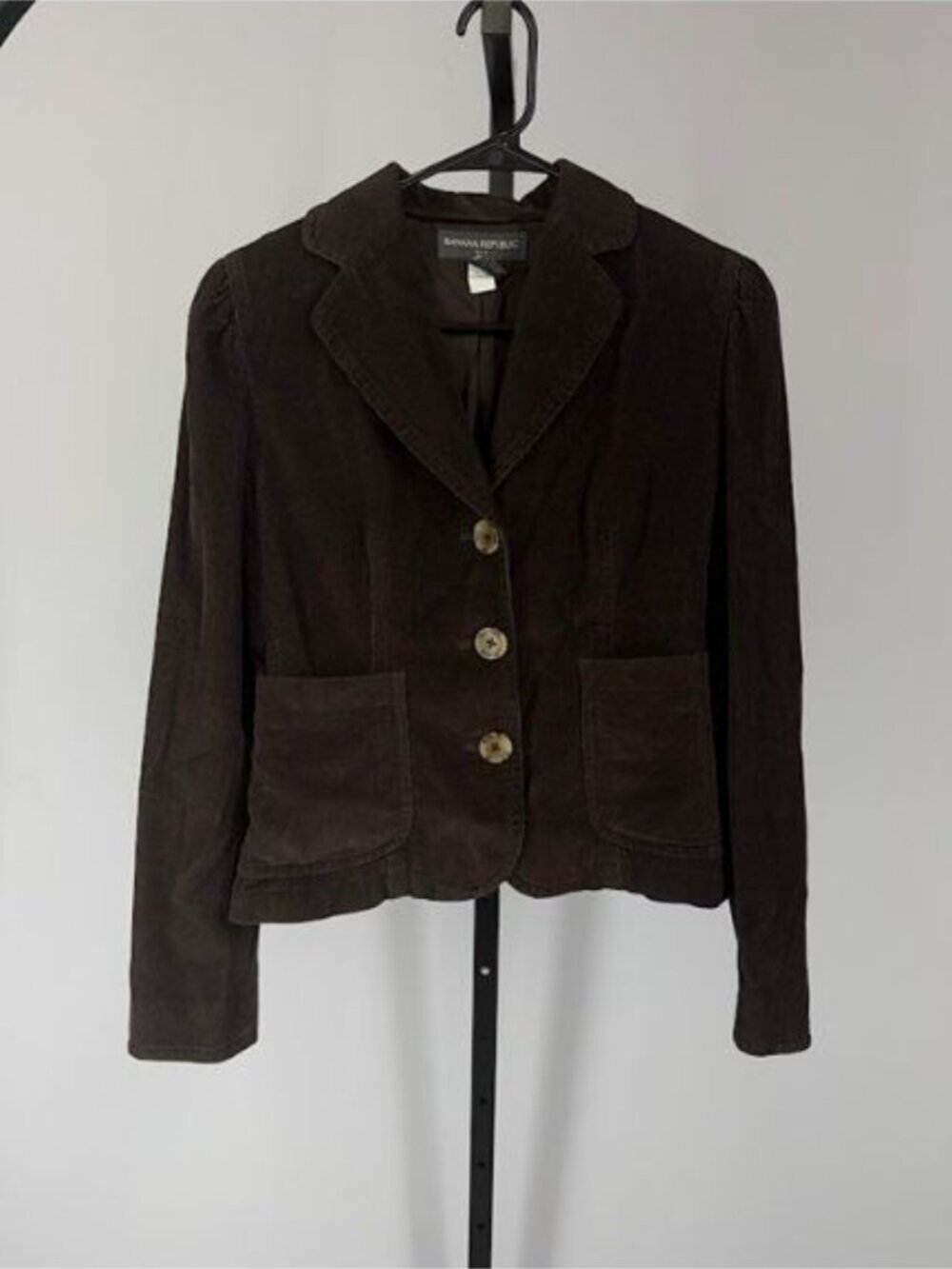 Banana Republic Brown Corduroy Button Up Jacket